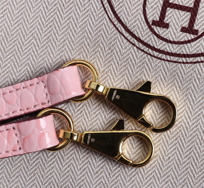 HRM Bag Kell Croco 22 cm Pink