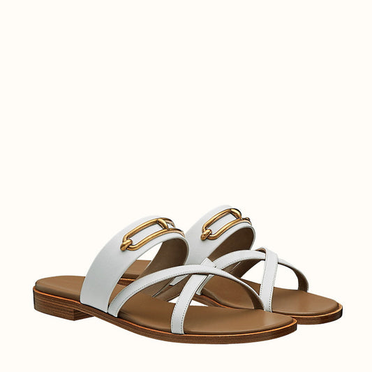 HRM Slippers Sandals White