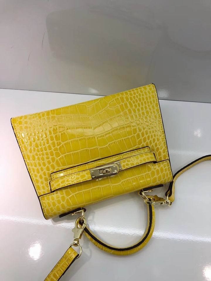 HRM Bag Kell Croco 22 cm Yellow