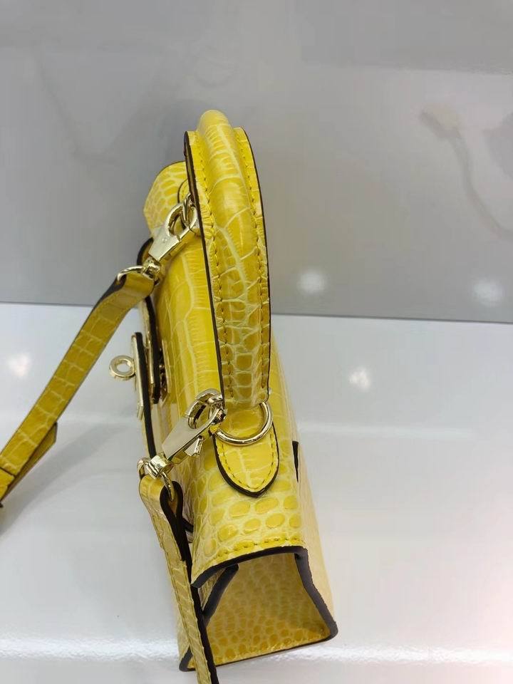 HRM Bag Kell Croco 22 cm Yellow