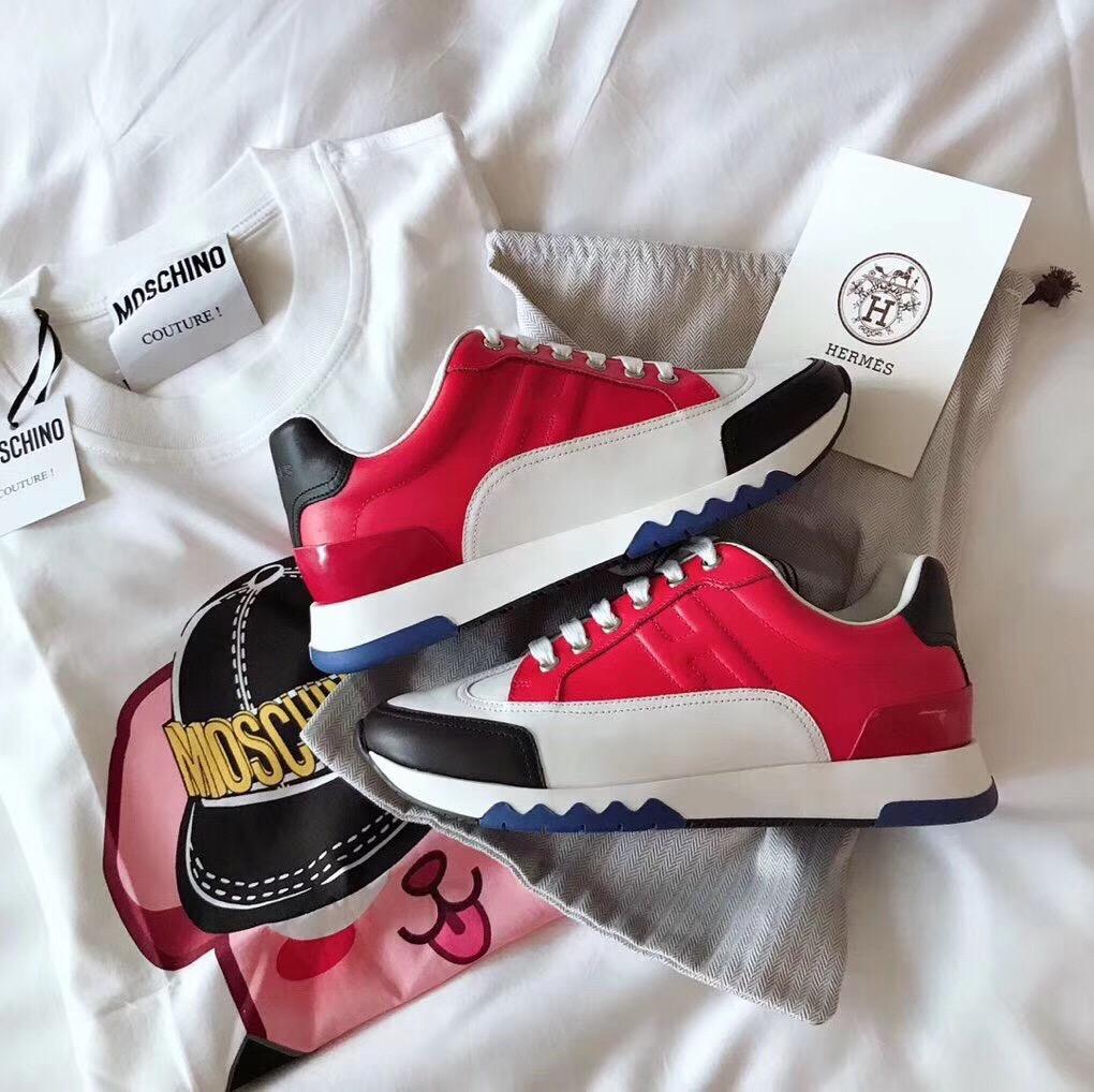 HRM Sneakers White Red