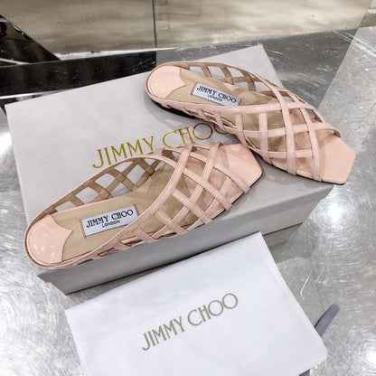 JIMY CHU Slippers Mule Pink