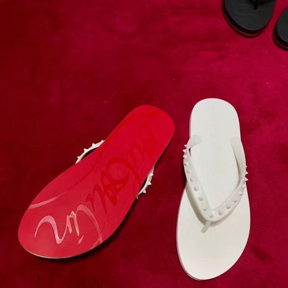 Labutin Slippers Flip Flop White