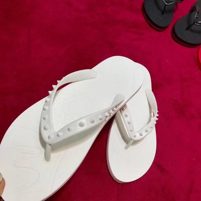 Labutin Slippers Flip Flop White