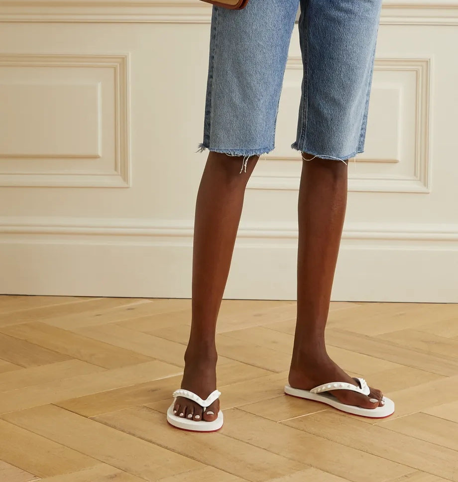 Labutin Slippers Flip Flop White