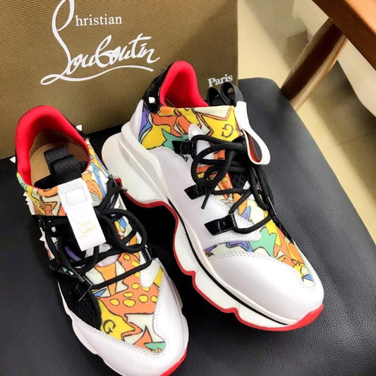 louboutin sneakers cartoon