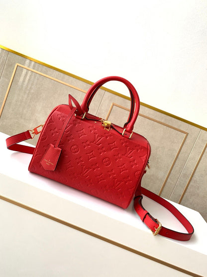 LU  Bag Red 25 cm Speedy