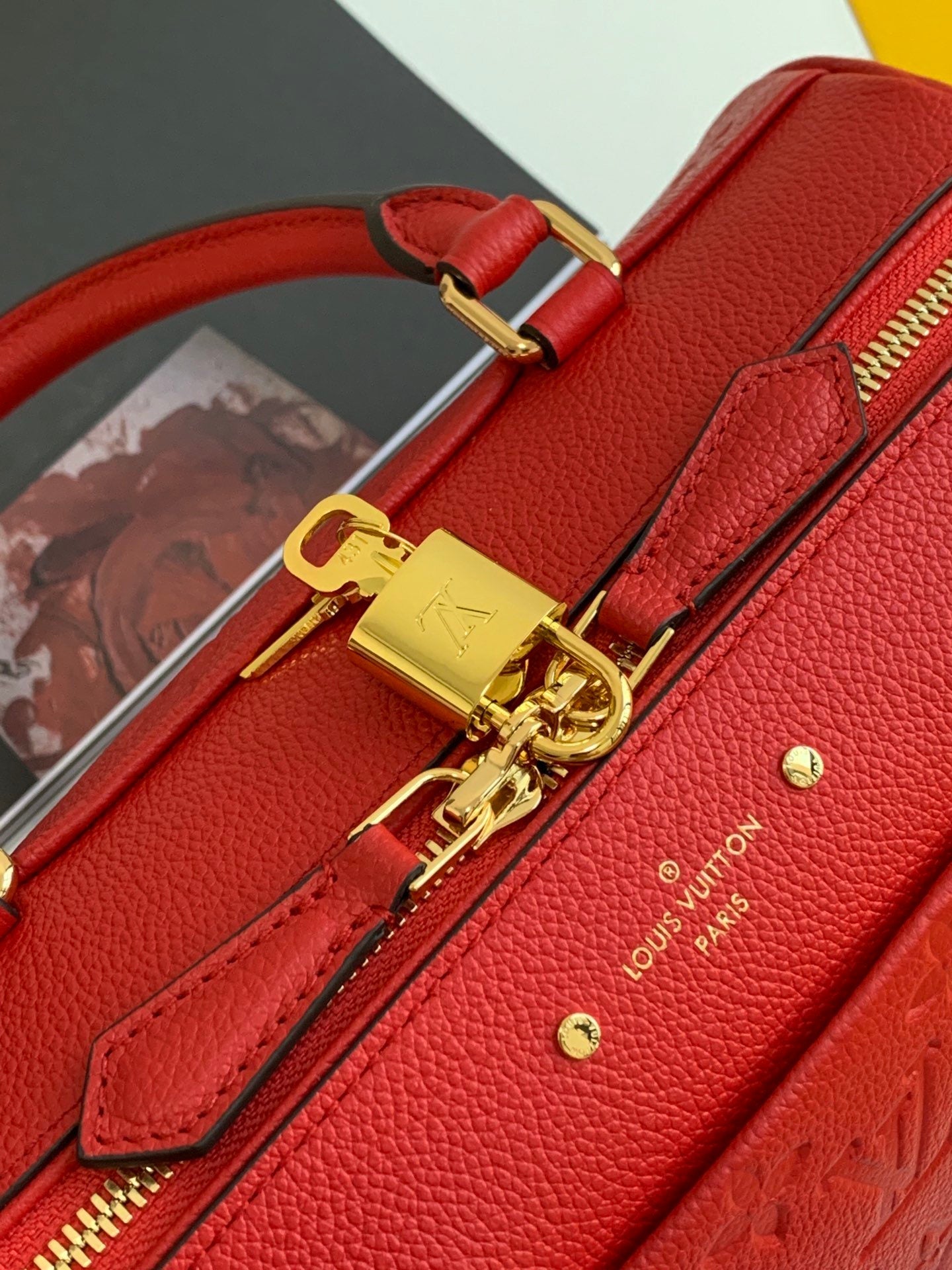 LU  Bag Red 25 cm Speedy