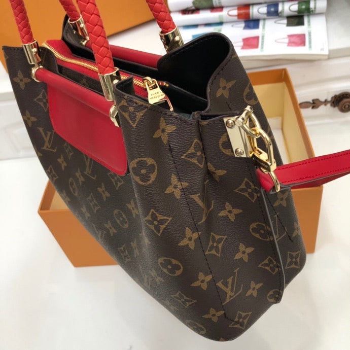 LU Bag Brown Red