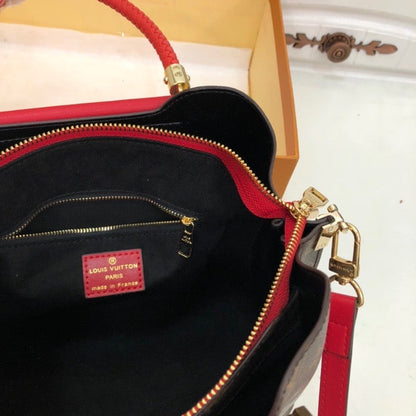 LU Bag Brown Red