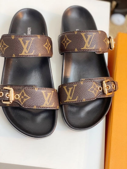 LU Slippers Toe Monogram  2 Color 's