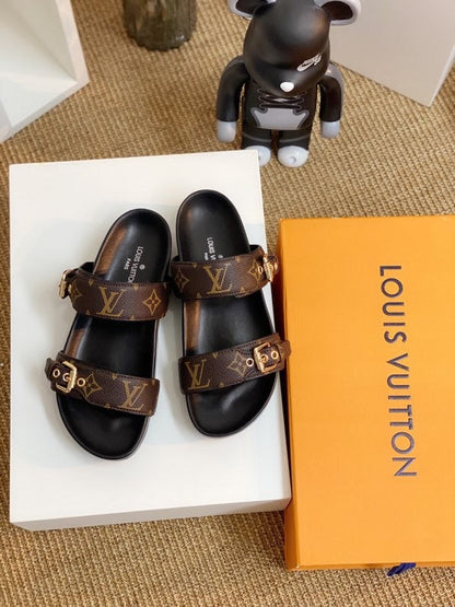 LU Slippers Toe Monogram  2 Color 's