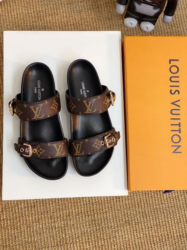 LU Slippers Toe Monogram  2 Color 's
