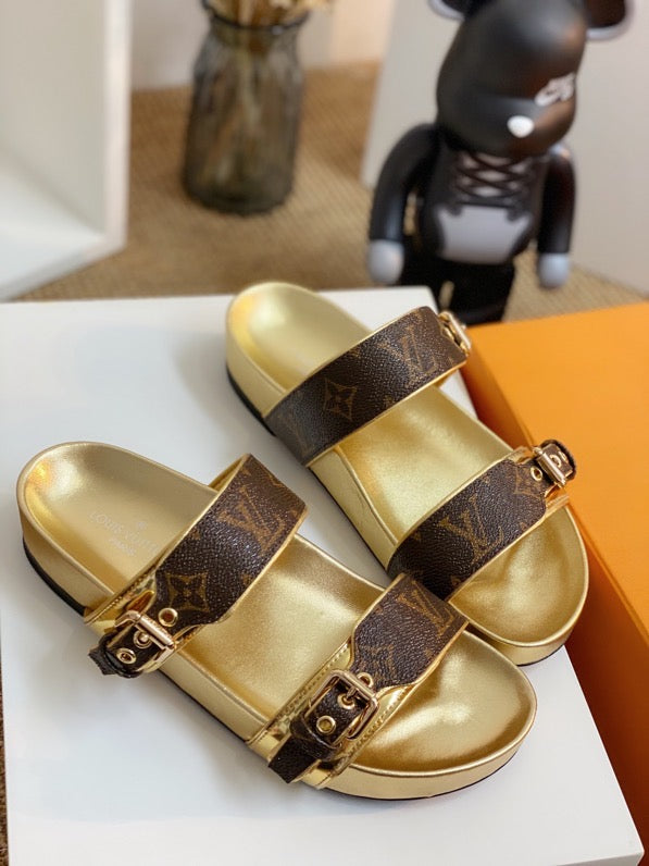 LU Slippers Toe Monogram  2 Color 's