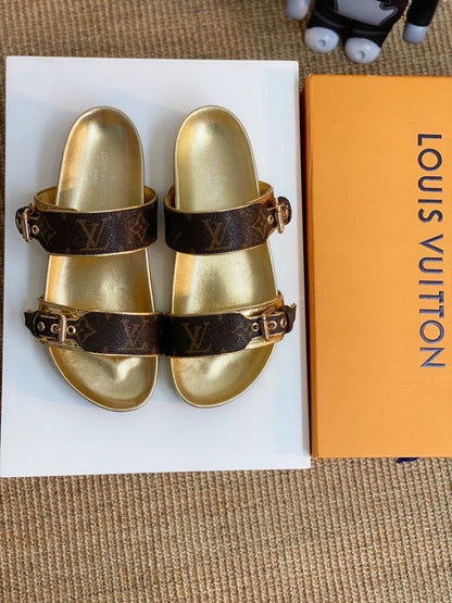 LU Slippers Toe Monogram  2 Color 's