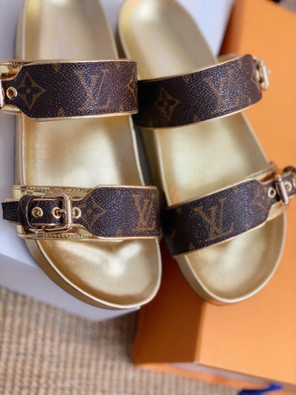 LU Slippers Toe Monogram  2 Color 's