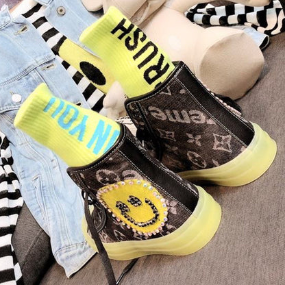 LU Trainers  Sneakers High Socks