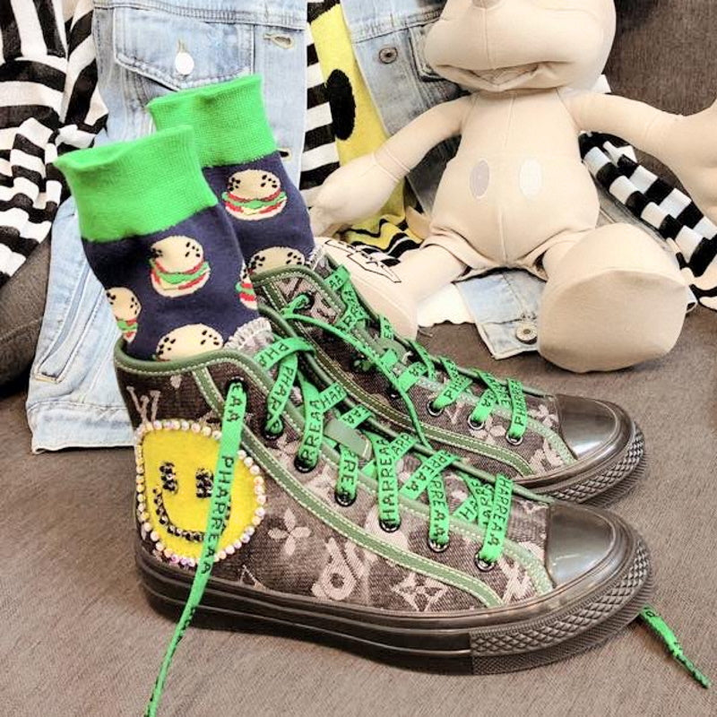 LU Trainers  Sneakers High Socks