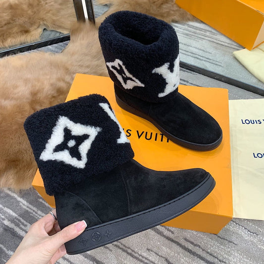 LU UGG Boots Warm Black