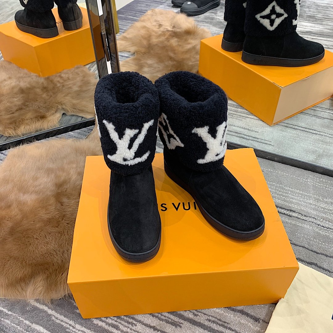 LU UGG Boots Warm Black