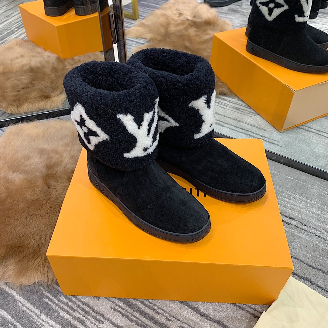 LU UGG Boots Warm Black