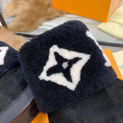 LU UGG Boots Warm Black