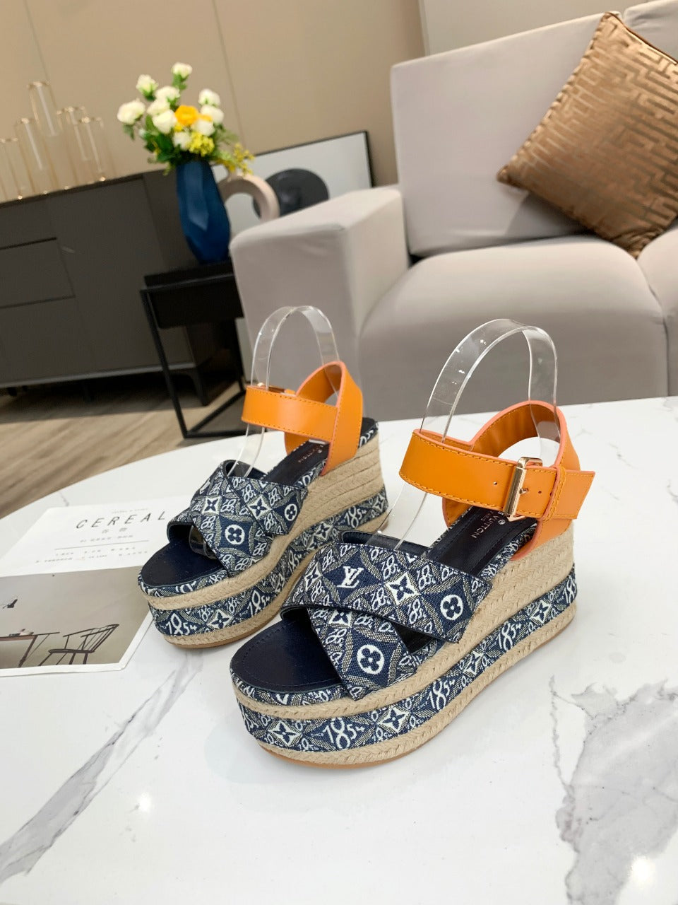 LU Wedge Sandals 2 Color's