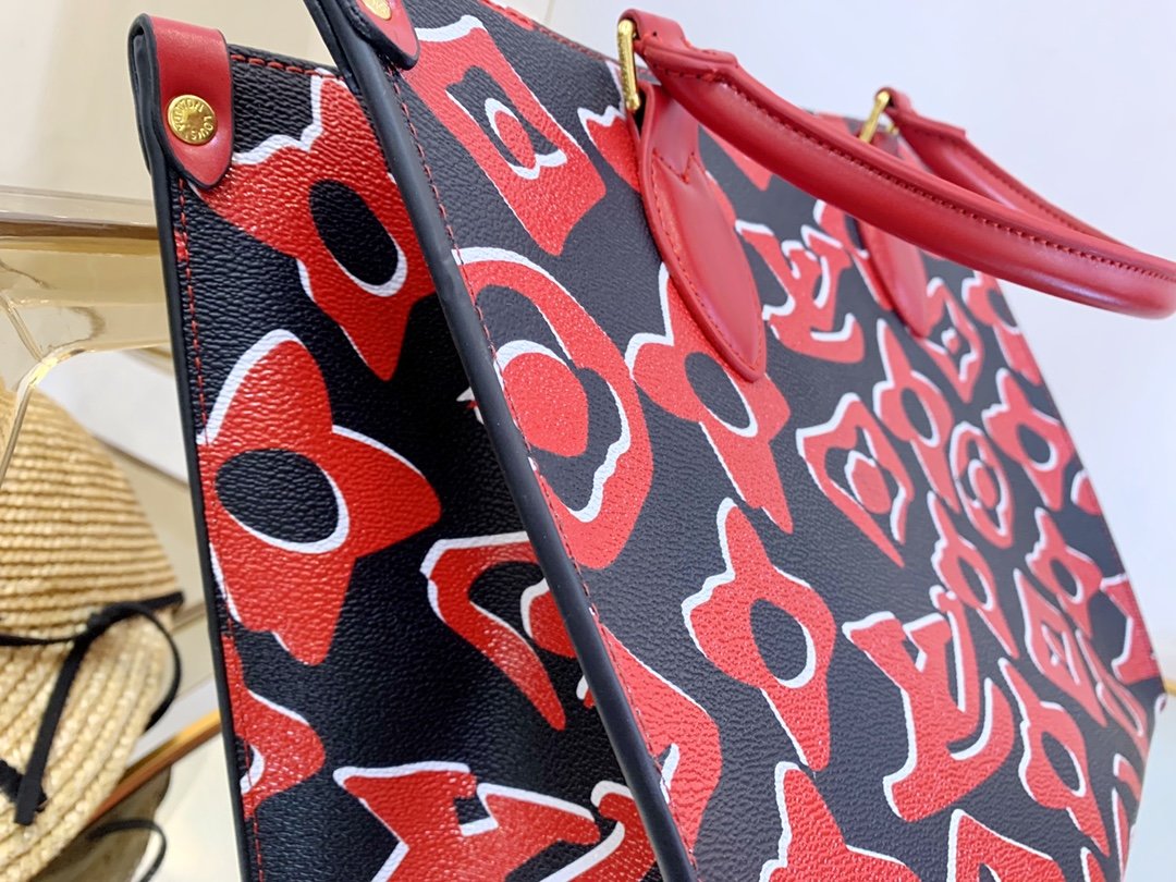 LU URS Tote Bag Red 35 cm