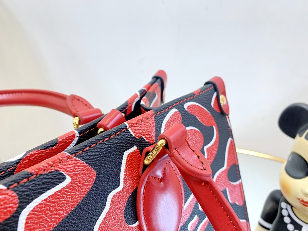 LU URS Tote Bag Red 35 cm