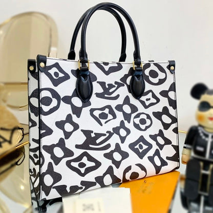 LU URS Tote Bag White 35 cm