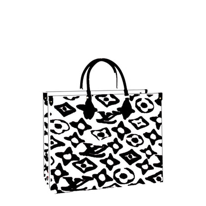 LU URS Tote Bag White 35 cm