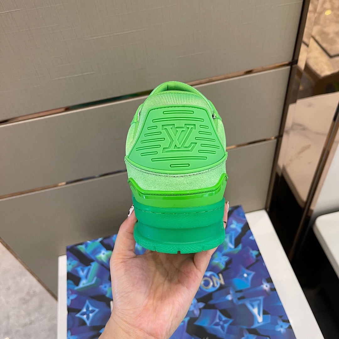 LU Sneakers Run Away Green