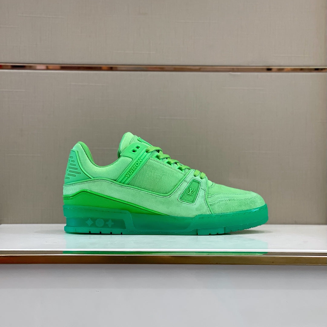 LU Sneakers Run Away Green