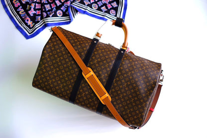LU Bag Holdalls Brown 50cm