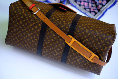LU Bag Holdalls Brown 50cm