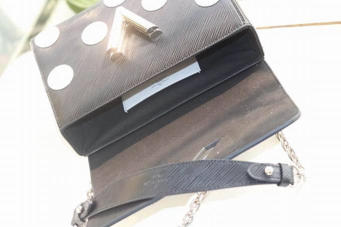 LU Bag Dots Black White