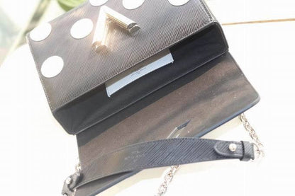LU Bag Dots Black White