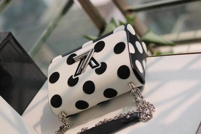 LU Bag Dots Black White