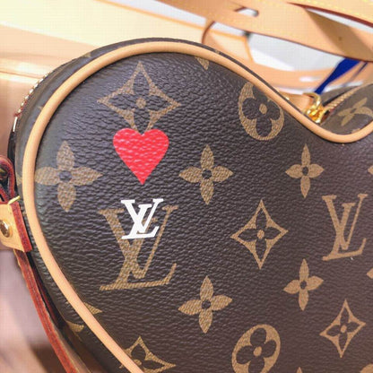 LU Bag Brown Heart