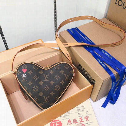 LU Bag Brown Heart