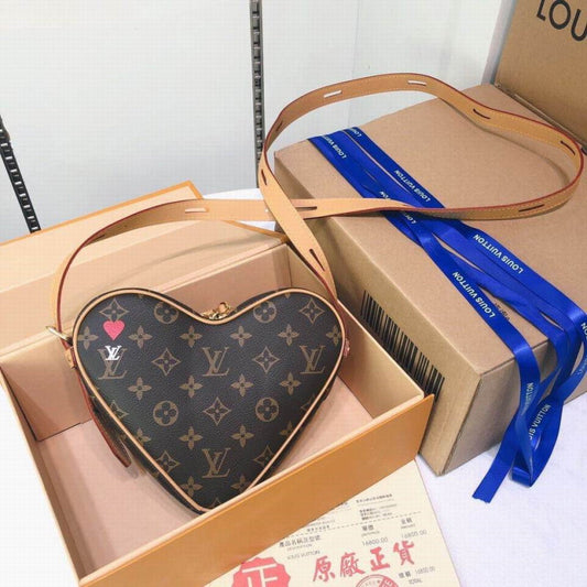 LU Bag Brown Heart