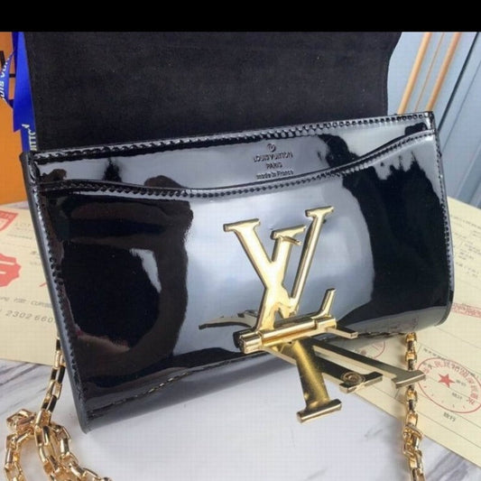 LU Bag Evening Shoulder Black