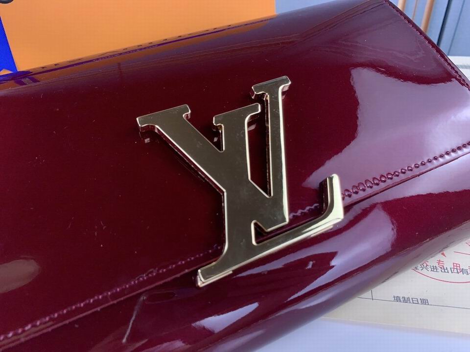 LU Bag Evening Shoulder Bordeaux