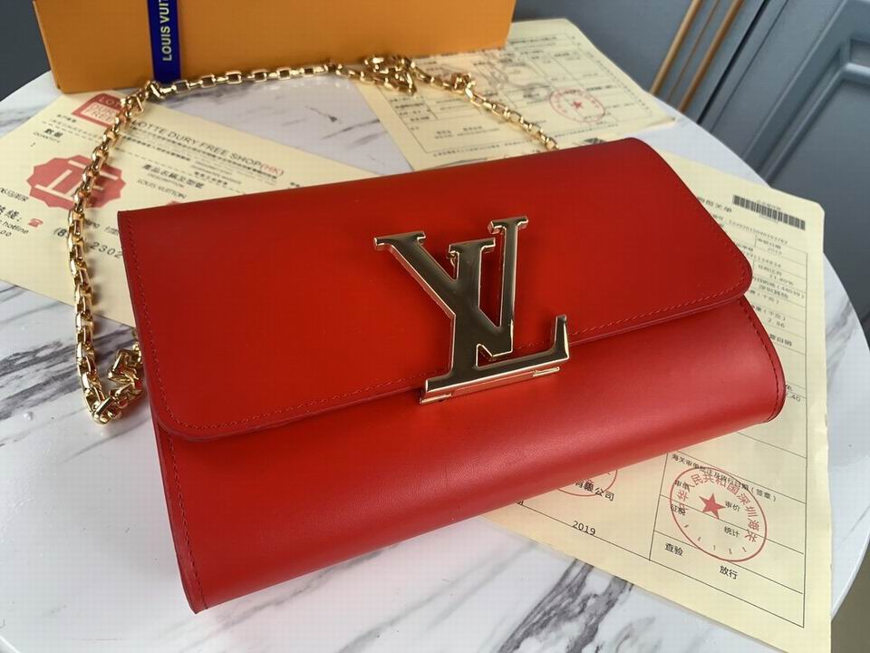 LU Bag Evening Shoulder Red