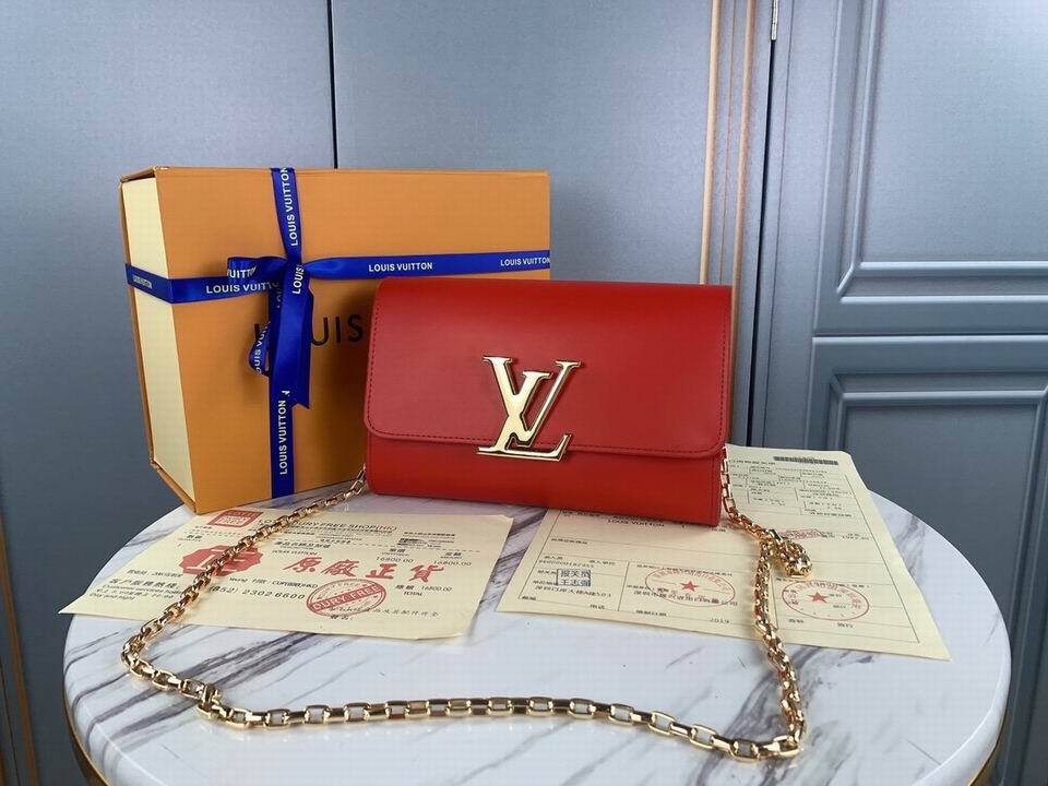 LU Bag Evening Shoulder Red