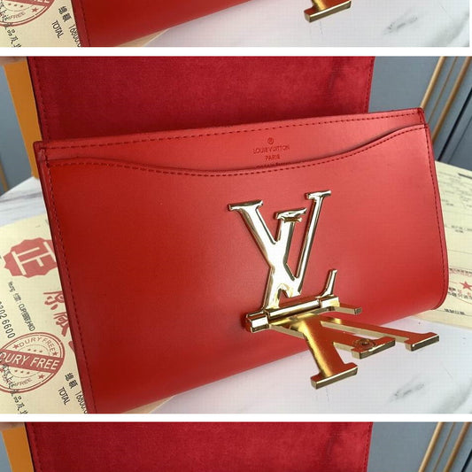 LU Bag Evening Shoulder Red