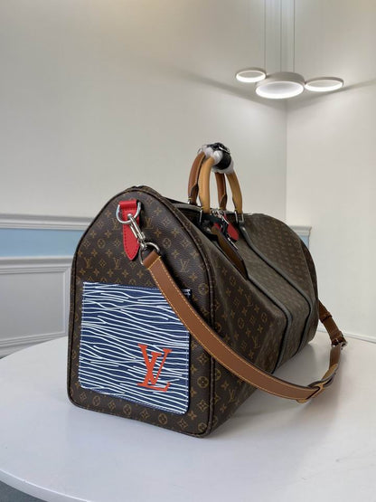 LU Bag Holdalls Brown 50cm