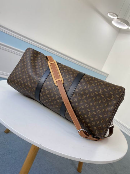 LU Bag Holdalls Brown 50cm