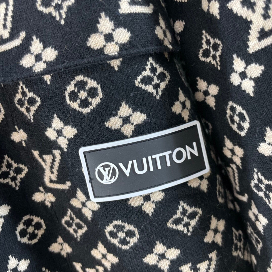 LU Jacket Knit Oversized Monogram Woman