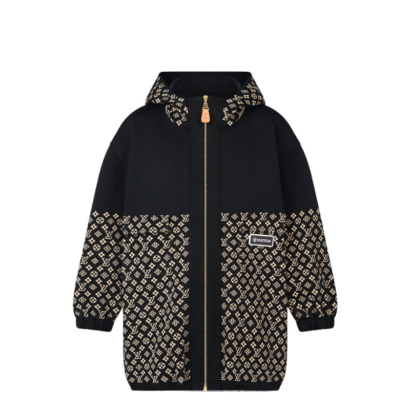LU Jacket Knit Oversized Monogram Woman